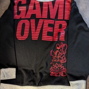 Nintendo Super Mario Logo Sweatshirt with Multicolor Lettering